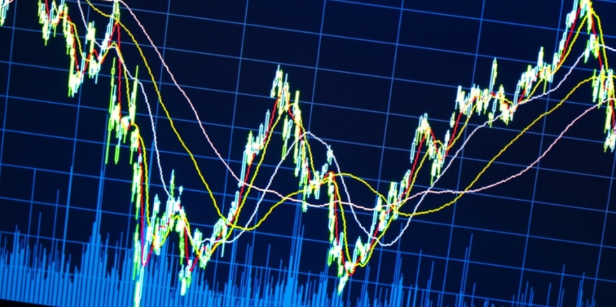 Stock market graph